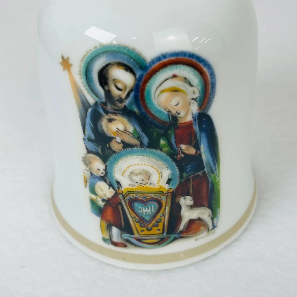 Berta Hummel Christmas 1973 Bell Nativity Schmid West Germany Limited Edition